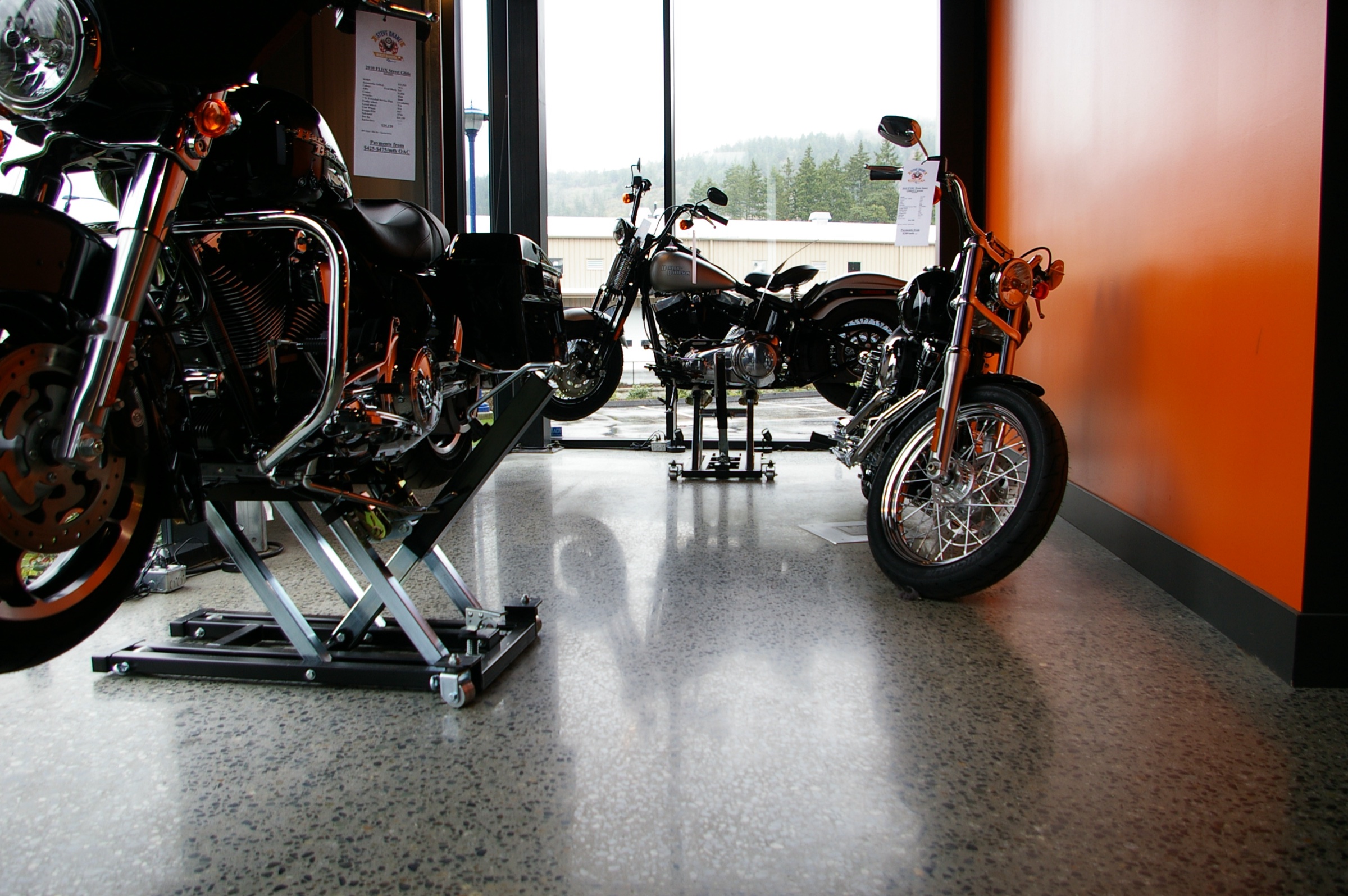 Miscellaneous commercial showroom floor extracted from Pentax raw file.